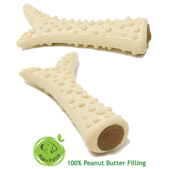 Vegan Peanut Butter Antlers