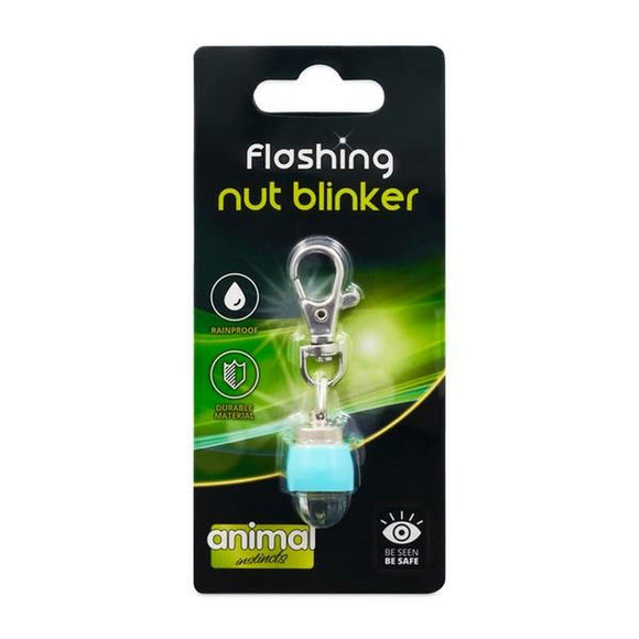 Flashing Safety Nut Blinker Blue - Clearway Pets
