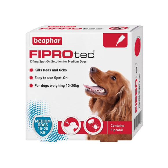 Fiprotec Spot On Medium Dog (4 Pipettes) - Clearway Pets