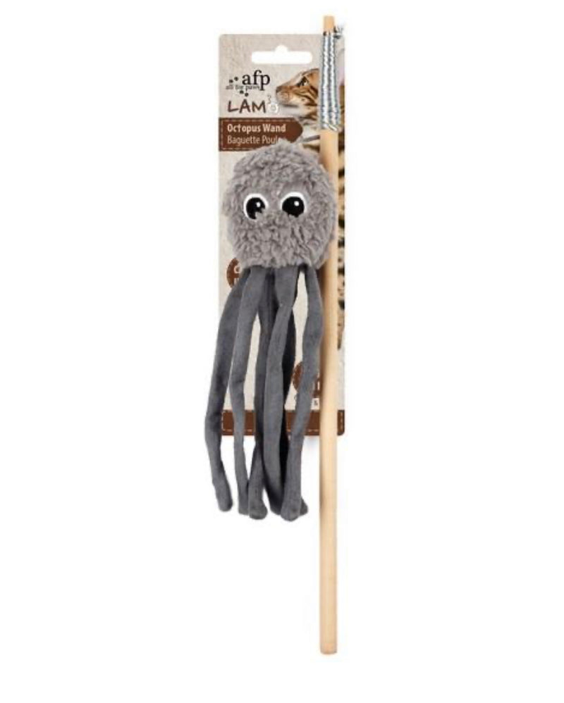 All For Paws Lamb Octopus Wand Cat Toy