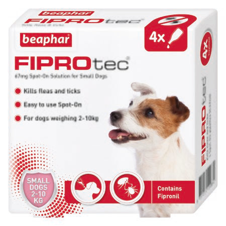 Fiprotec Spot On Small Dog (4 Pipettes) - Clearway Pets