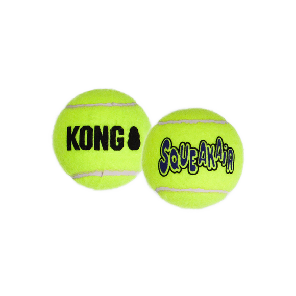 KONG Air Squeaker Tennis Ball 2Pk Large