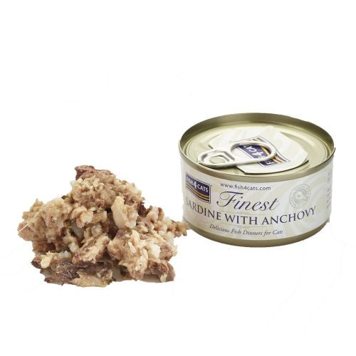 Fish4Cats Sardine with Anchovy 70g - Clearway Pets