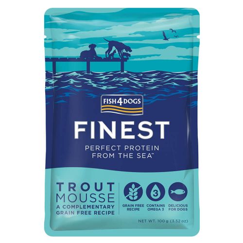 Fish4Dogs Trout Mousse 100g - Clearway Pets