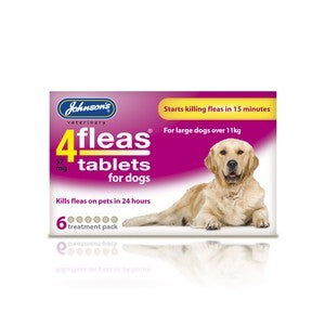 JVP 4 Fleas Dog Flea Tablets (6Tabs)