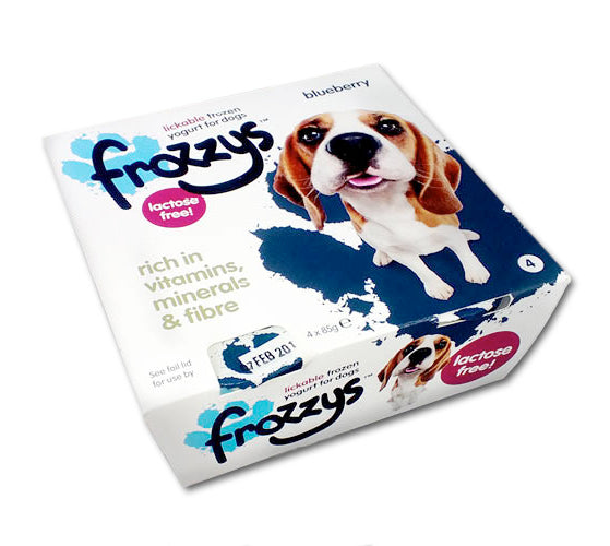 Frozzys Blueberry Frozen Yogurt 4x85g - Clearway Pets