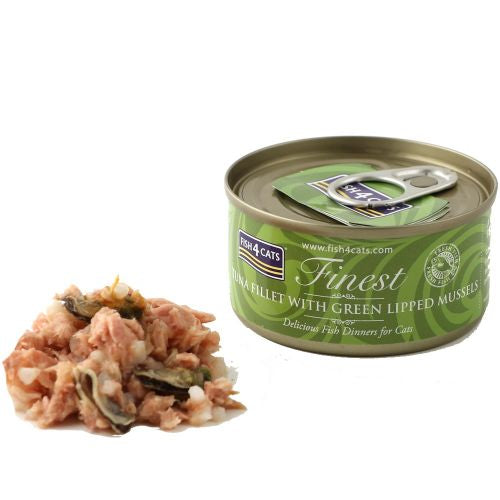 Fish4Cats Tuna Fillet with Mussels 70g - Clearway Pets