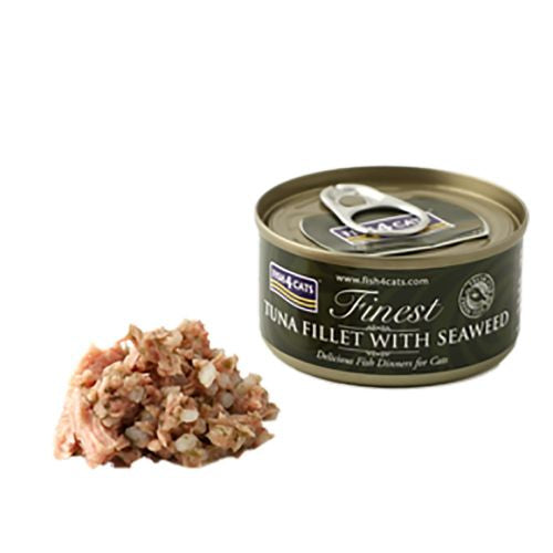 Fish4Cats Tuna Fillet with Seaweed 70g - Clearway Pets