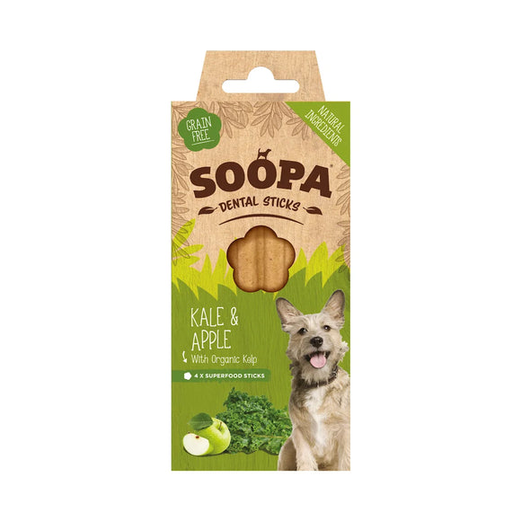 Soopa Kale & Apple Dental Sticks 100g