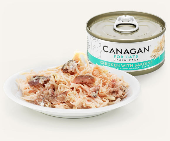 Canagan Cat Can Chicken With Sardine 75g - Clearway Pets