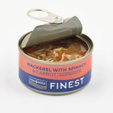 Fish4Dogs Mackerel with Spinach 85g - Clearway Pets