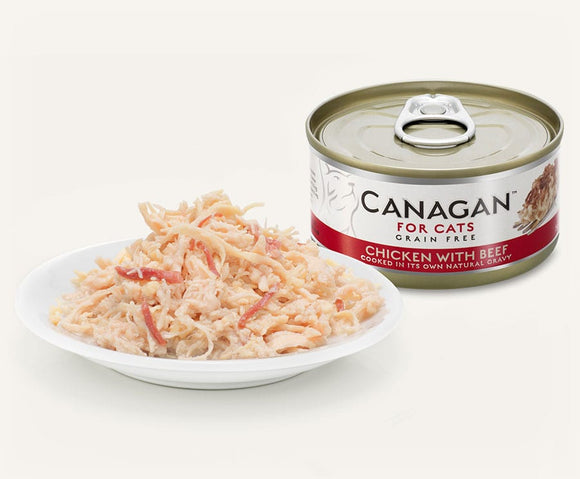 Canagan Cat Can Chicken With Beef 75g - Clearway Pets