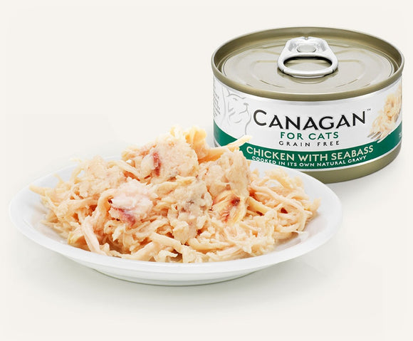 Canagan Cat Can Chicken With Seabass 75g - Clearway Pets