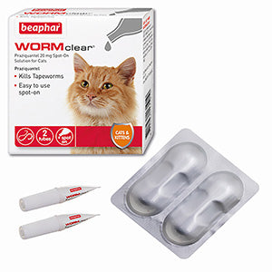 Beaphar WORMclear Spot-On for Cats - Clearway Pets