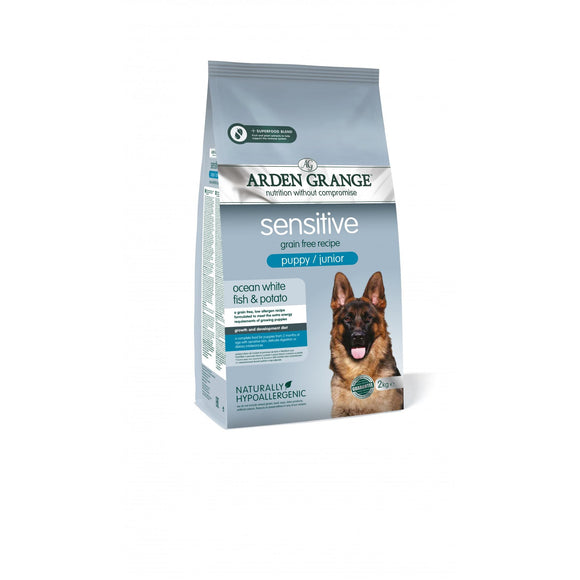 Arden Grange Sensitive Puppy/Junior 2kg - Clearway Pets