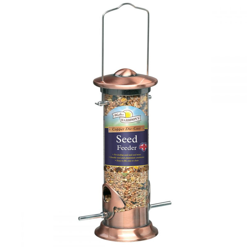 Copper Plated Seed Feeder 20cm - Clearway Pets